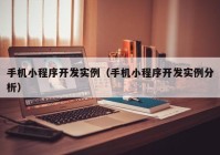 手机小程序开发实例（手机小程序开发实例分析）