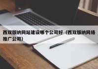 西双版纳网站建设哪个公司好（西双版纳网络推广公司）