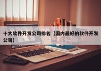 十大软件开发公司排名（国内最好的软件开发公司）